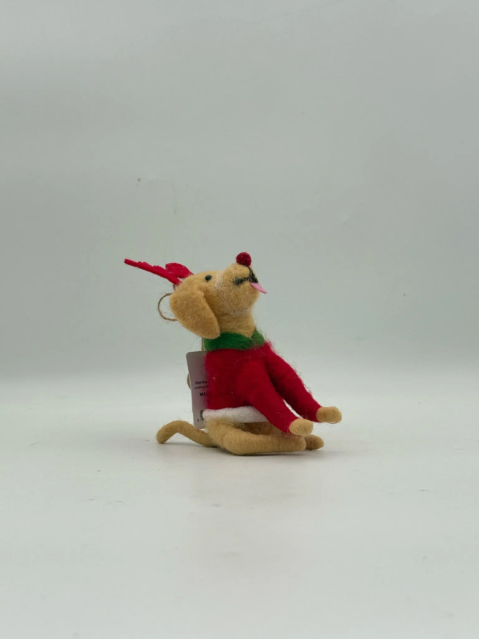 Golden Retriever Wool Christmas Ornament