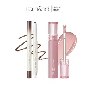 rom&nd Cream Nude Lip Duo (Color Gloss 4.0g & Lip Pencil 0.5g), Effortlessly Define & Enhance Your Lips, Naturally Fuller Look, Creamy Texture for Soft Nude Lip Expression