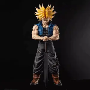 Anime DBZ Trunks Figure Future Trunks Action Figures 25CM PVC Statue Collection Model Toys for Children Gifts