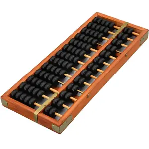 Vintage-Style Wooden Abacus, Lucky Calculator