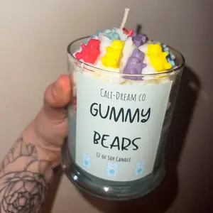 Gummy Bear Whipped Candle