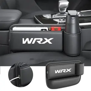 Subaru Wrx PU Leather Car Gap Storage Box, Car Console Organizer, 1pc/2pcs, Durable & Easy Clean, Multifunctional Car Interior Accessory, Car Organization Supplies, Car Organizers