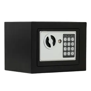 Small Digital Safe Box - Portable Security Safe with Keypad Lock, Compact Personal Safe for Cash, Jewelry, Passports, Ideal for Home, Office, Hotel & Travel Use, Anti-Theft Heavy-Duty Design