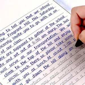 English Letter Writing Practice Book, 1 Piece Reusable Handwriting Practice Calligraphy Book, School & Educational Supplies, Learning Tool