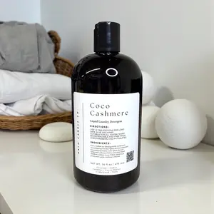 16 oz Concentrated Laundry Liquid Detergent, Gentle for Sensitive Skin, Biodegradable Clean Ingredients, Recyclable Packaging, Coco Cashmere Home Fragrance, Concentrated Laundry Detergent