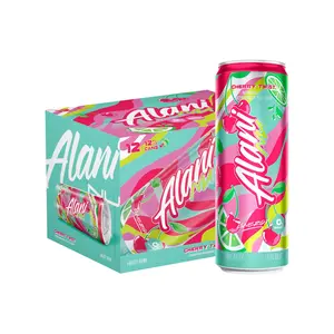 Alani Nu Energy Drink Cherry Twist 12 Pack 12oz Cans Zero Sugar 200mg Caffeine Boosting Beverage