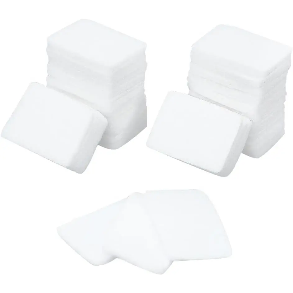 100 count Unscented Refill Pad 1.1x0.8" Unscented Aroma Pads White Essential Oil Diffuser Pad Rectangle Aroma Oil Refill Pads for Essential Oil Humidifier Locket Scent Ball Plug-in Diffuser
