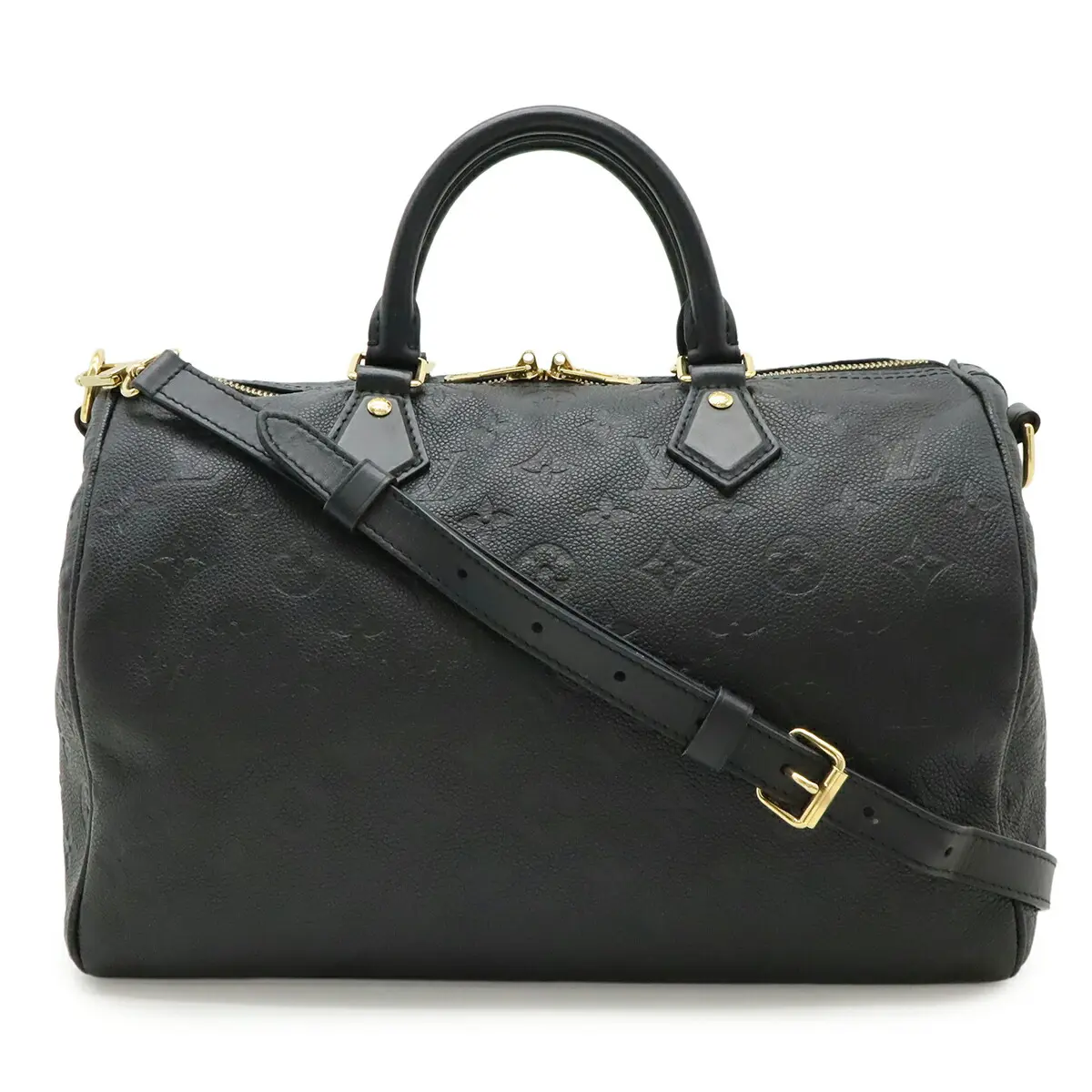 Pre-owned Louis Vuitton Calfskin Shoulder Bags Speedy Soft Monogram Empreinte 2way bag