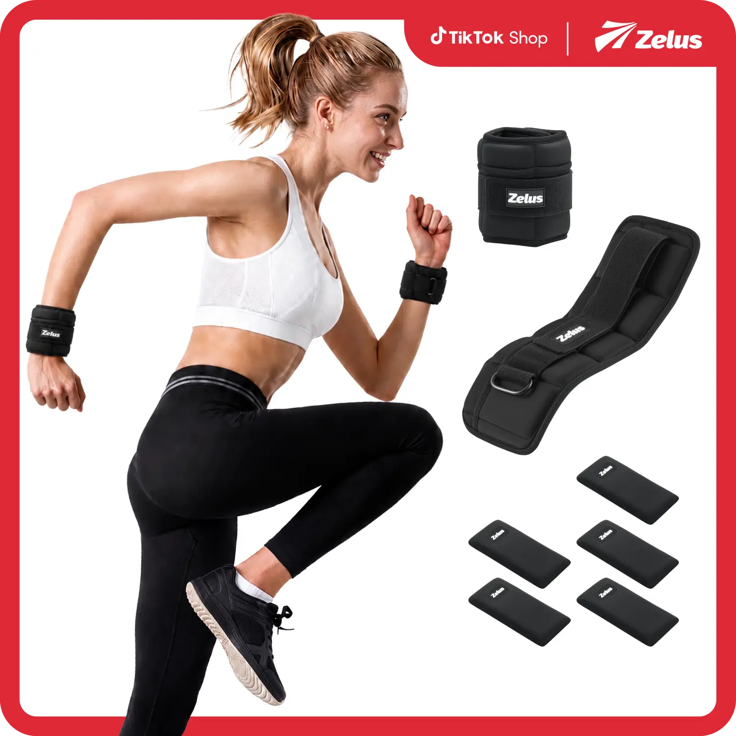 【SummerSale】ZELUS Soft Iron Z-Fit Ankle Weights 1 Pair Adjustable, 4LB/7LB/10LB for Women Men, Ultra Thin Leg Weights with Adjustable Straps, Arm Weight for Gym Home Yoga Jogging Walking,arm training #TikTokShopDealsforYouDays #SummerWins