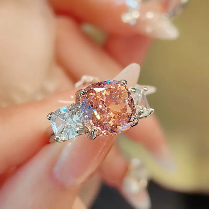 Pink Diamond Ring [Adjustable Opening]