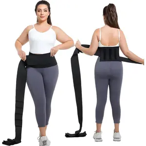 Waist Trainer for Women Plus Size 2025 Upgrade Adjustable Stomach Bandage Wrap Waist Band Long Torso Tummy Wraps