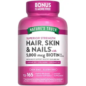Hair, Skin & Nails with Biotin 5000 mcg