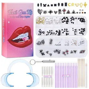 Fashionable DIY Dental Accessories Kit, Shiny Crystal Tooth Jewelry Set, Beginner-Friendly Starter Pack, Essential Smile Enhancer, No Glue Included