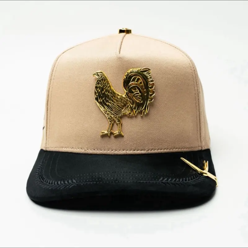 Cap “Gallero” beige,”Puestos 15” (Ojo no tiene Clip Navaja) - “BiggBoss”