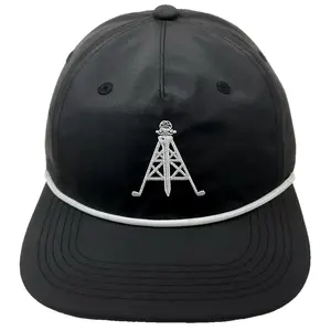 Black Oil Rig Rope Hat Black Oil Rig Rope Hat