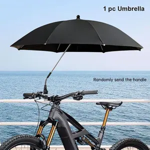 New Beach Umbrella with Clip, Portable Sunshade, 360° Rotatable Adjustable Height, Heat Insulation and UV Protection, Ideal for Camping, Beach Chairs, Golf Carts, Sun Parasol Umbrella