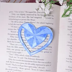 3D Printed Heart Bookmark | Cute Book Accessory