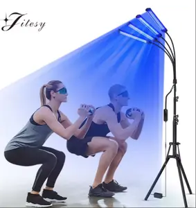 Ultraviolet Tanning Lamp 60W Tripod Solarium Lamp for Tanning Body 432PCS Blue Light Lamp Wavelength  Skin care