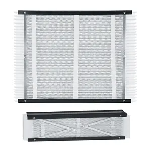 VEVOR 20 x 25 x 4 Furnace Filter, Summervibes,Summervibes, MERV 16 HVAC Ac Filters,12-Month Electrostatic Pleated Air Conditioner Filters, 2-Pack (Actual Size: 20.47 x 25.20 x 3.98 Inch) for Capturing Dust, Smog, Pet Dander