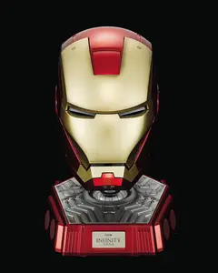 Killerbody Iron Man MK7 Helmet with Bluetooth speaker stand