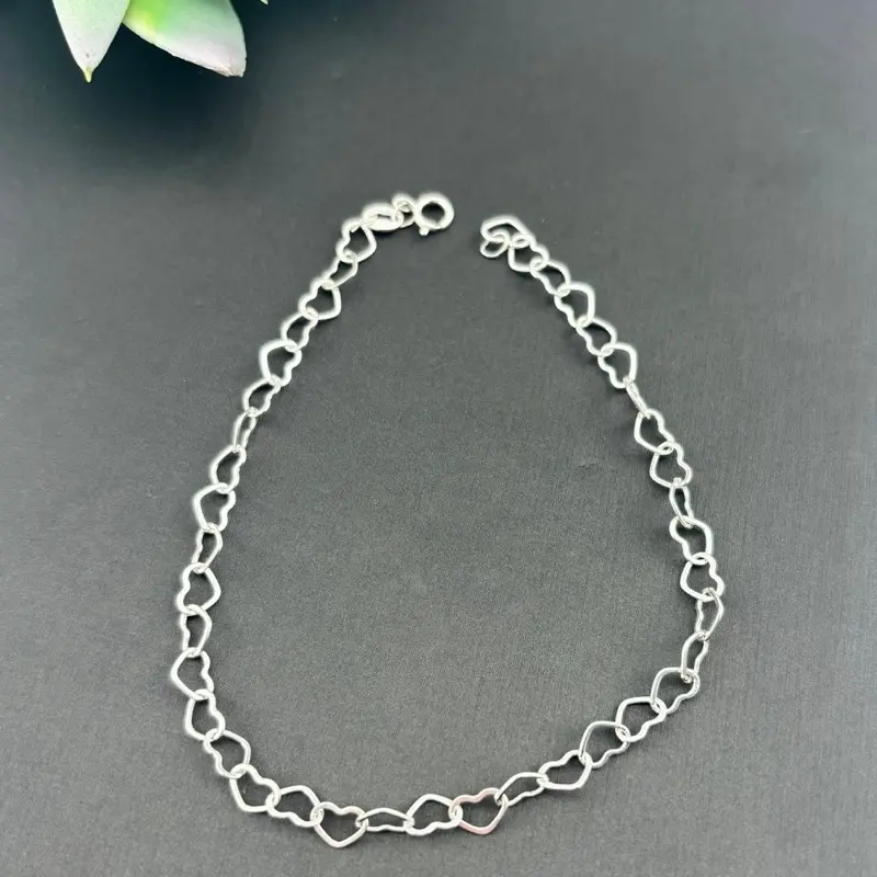 Silver 925 Rosary necklace 22” | Rosario de plata 925 22” de largo