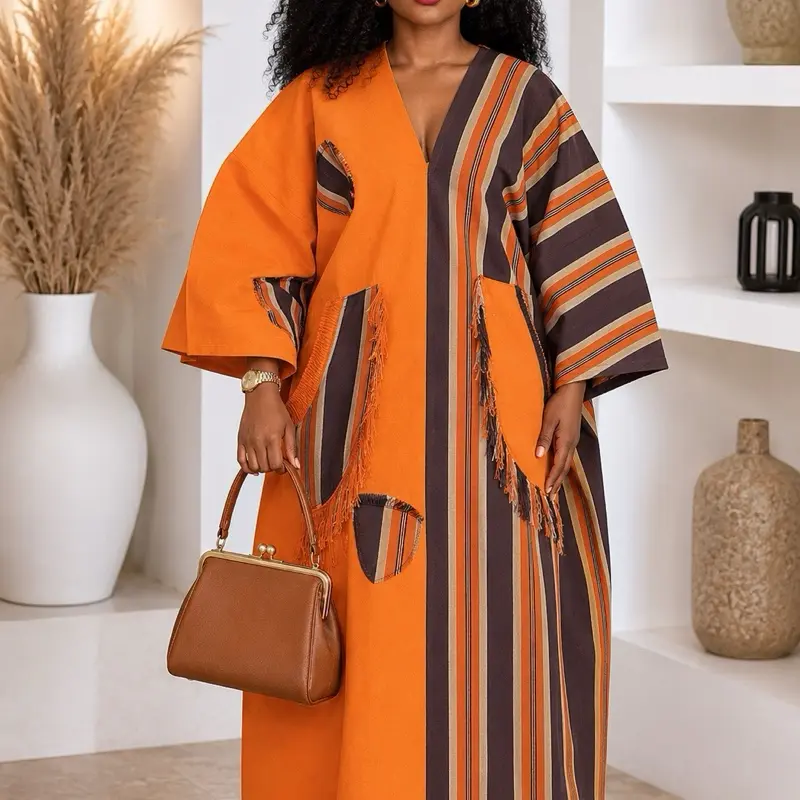 Luxury Ashoke Bubu for Women Stylish Design Versatile Fit Premium Handwoven Aso-oke Fabric Traditional West African Heritage Elegance Clothes Womenswear