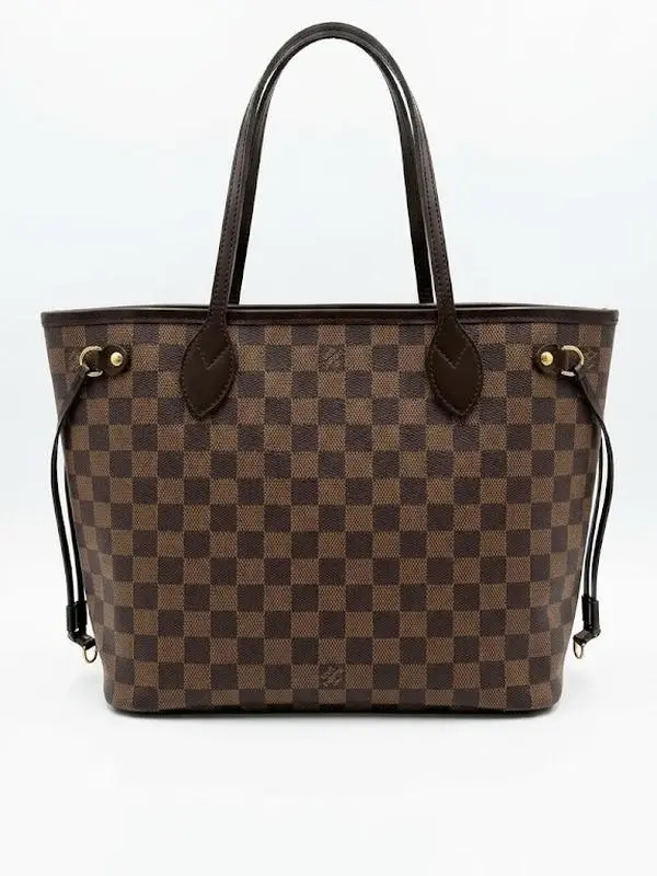 Pre-owned Louis Vuitton PVC tote bags Damier Ebene Neverfull Tote Bag MM 4000042700841