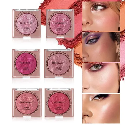 Long Lasting Shimmering Face Contour Palette, 6 Color Waterproof Face Contour Palette, Makeup Palette for Women & Girls, Ideal Gift for Festival and Party, Bronzer, Highlighter Makeup Palette