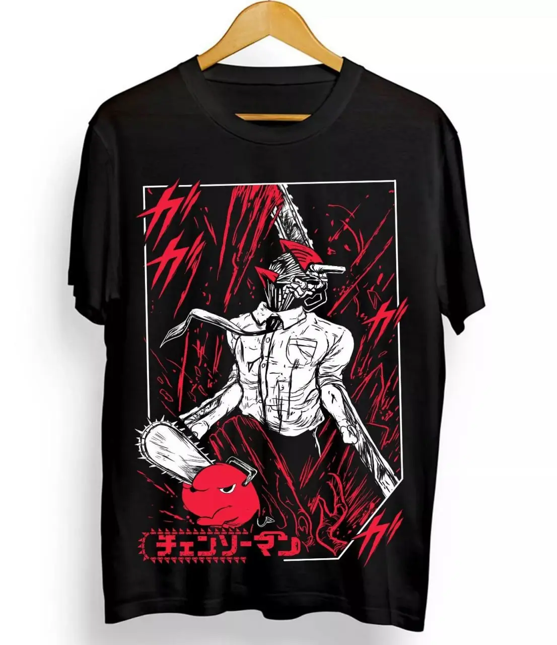 Chainsaw Man Shirt Chainsaw Man Anime CSM Denji Power Unisex Vintage Tshirt, Gift for Streetwear Menwear Womenwear, Short Sleeves Shirt