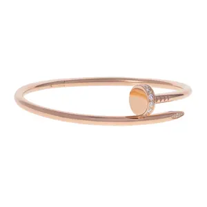 Pre-owned Cartier Juste Un Clou Bracelet Size 18