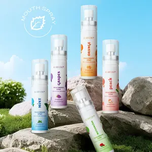 Oral Breath Mist - 20ml Travel-Size Single Item, Long-Lasting Fruit & Mint Scents (Peach, Strawberry, Coffee, Mint), Youth-Focused for Date Night & Meetings, Instant Fresh Daily Oral Care Spray