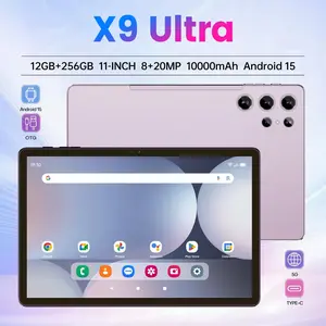 【TikTokShopJumpstartSale】W&O 2026 New 11” Android 15 X9 Ultra 5G Tablet | 12GB RAM 256GB ROM | 2-in-1 w/ Keyboard, Mouse & Stylus | Xmas Gift