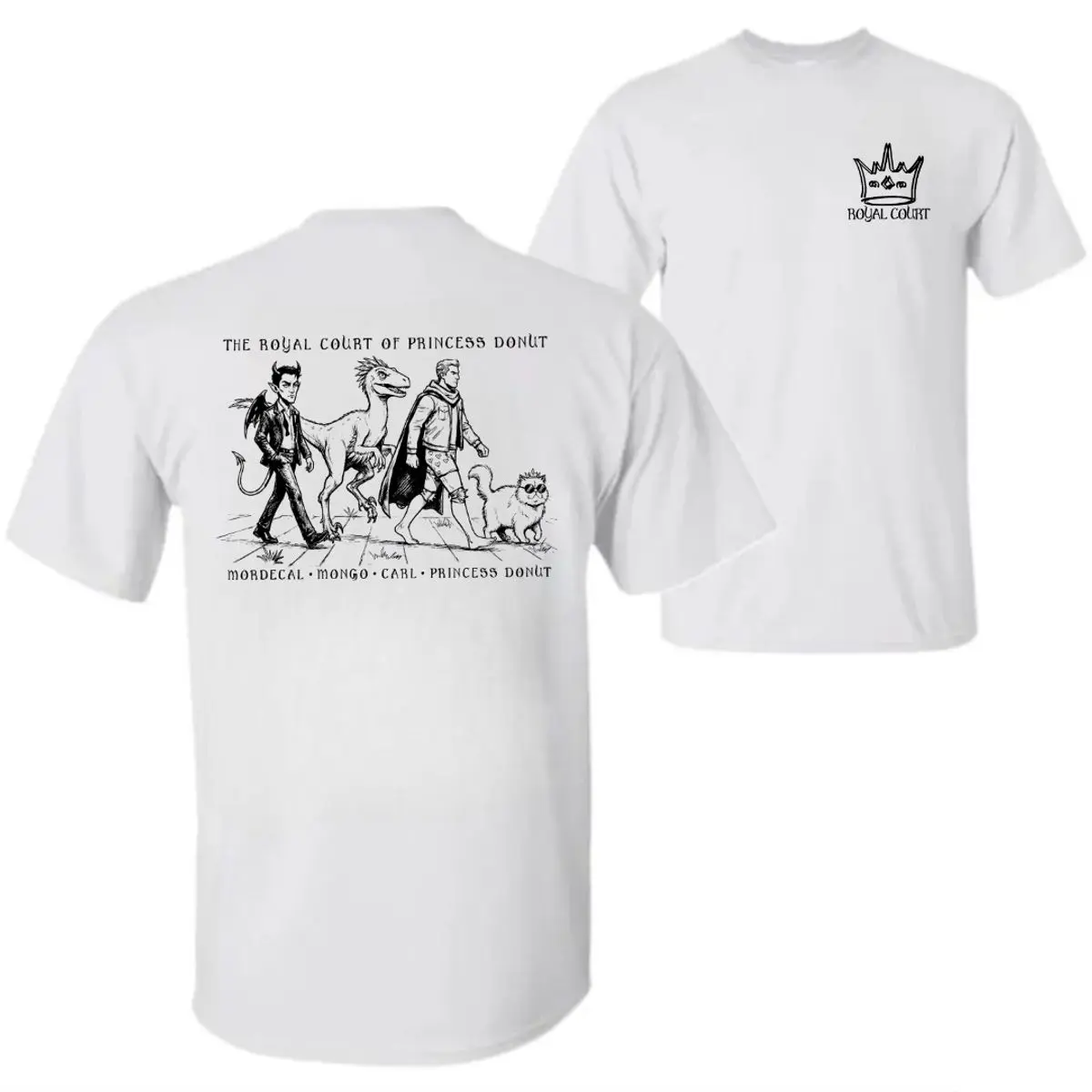 Royal Court Of Princess Donut Two Sides Shirt, Dungeon Crawler Carl, Princess Donut Merch, Unisex Sweater Pullover Tee