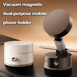 TheTree Car Phone Holder 2025 Newest - [Strongest Suction Cup & Magnetic Mount] Universal Dashboard Windshield Phone Mount for iPhone 15 Pro/14/Samsung, Vacuum Adsorption & Auto-Align Tech, Hands-Free GPS Navigation