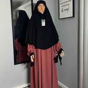 Two Tone Khimar Set