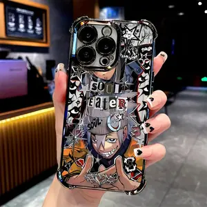 Soul Eater Anime Phone Case Bold Manga Character Design,for iPhone 7 8 X XS 11 12 13 14 15 16 17 Pro Max Plus,Phone Accessories,Gift for him/her Protective Cover Protection Casing