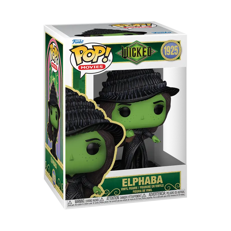 Funko Pop! Movies: [Wicked] for Good Pt. 2 - Elphaba Funko Vinyl Figure With Protector