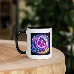 Amethyst Gemstone Vibrant Mug