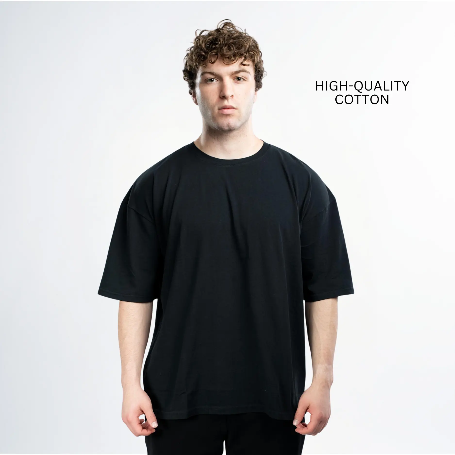 EKKO Blank Acid Wash 100% Cotton Oversized T-Shirt | High-Quality Cotton Made in Bangladesh | Men’s Top
