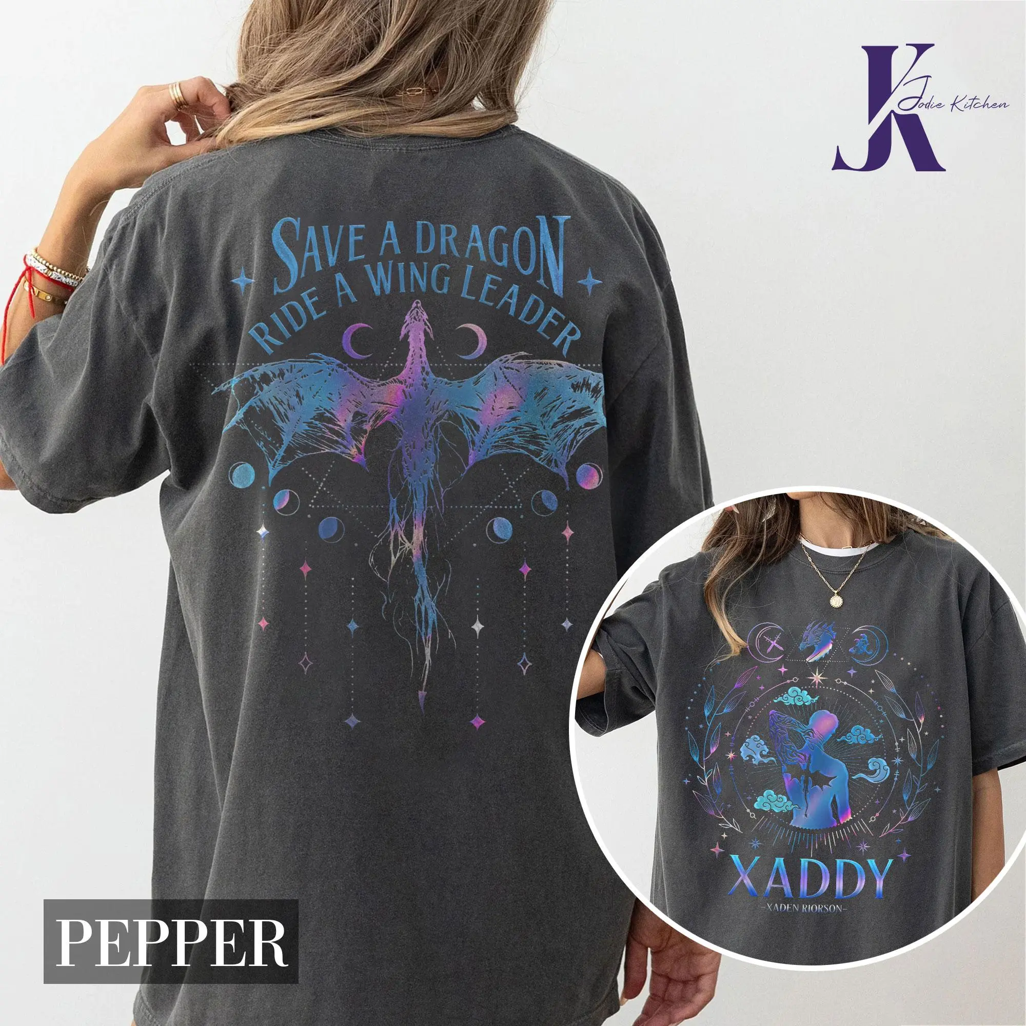 Xaden Riorson Comfort Colors Shirt Trendy Xaddy Shirt Fourth Wing Fan Shirt Onyx Storm Merch Dragon Rider 2 Sided TShirt Sweatshirt Hoodie Comfort Colors Top Womenswear