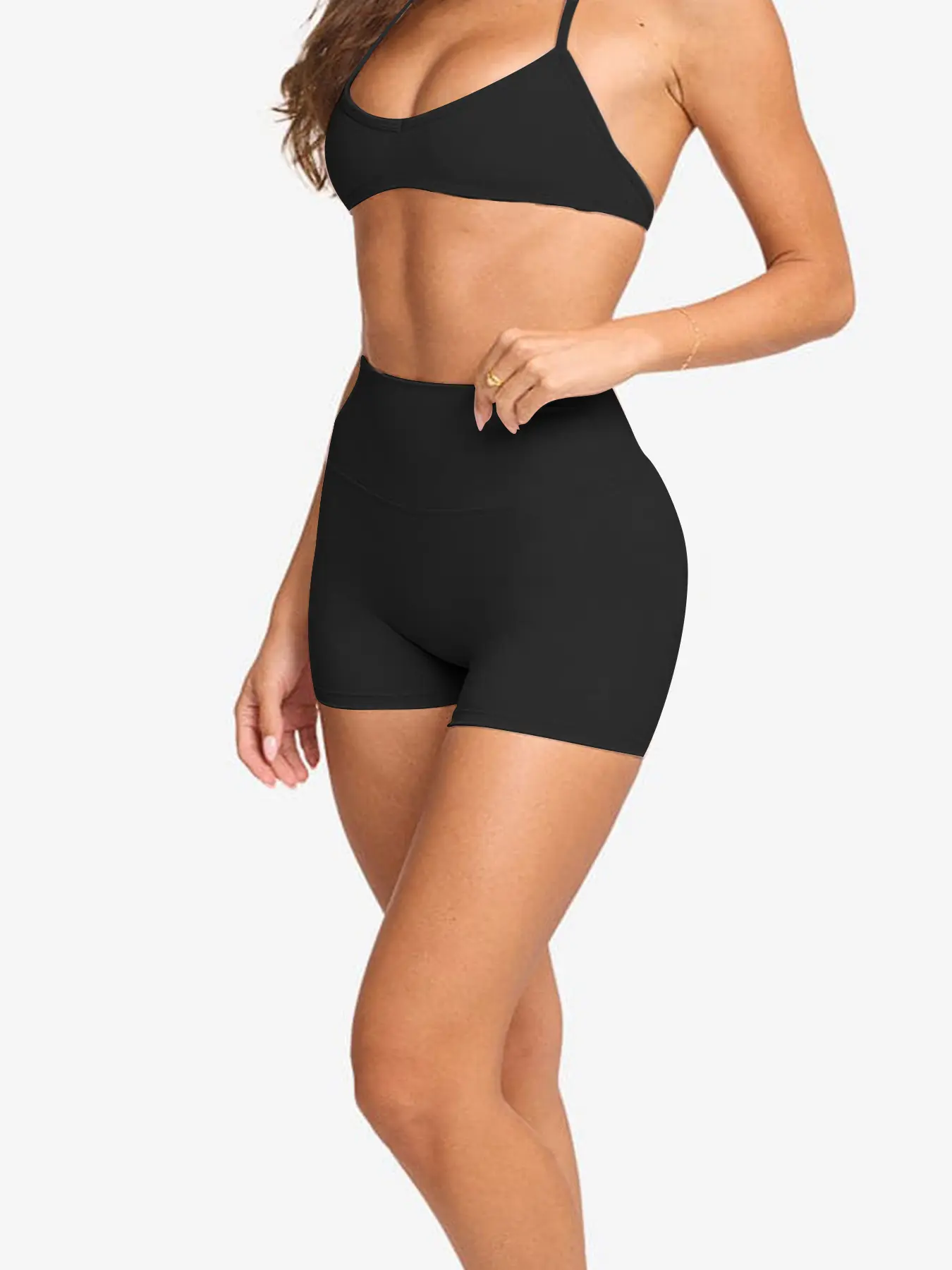 1 piece of TKITK seamless spandex free scream shorts 4 inches suitable for cycling and outdoor yoga activities Seamless Activewear Shorts Stretch Knit Shorts Running Yoga Shorts Seamless Workout Shorts Fitness Yoga Shorts