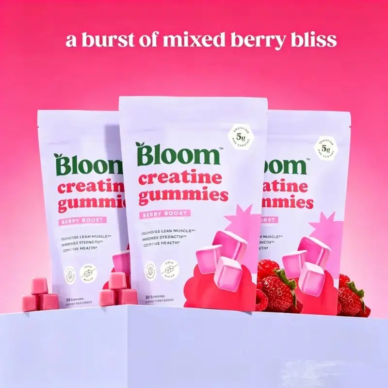 Bloom Nutrition Creatine Gummies - Energy, Cognitive Health & Post-Wo