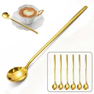 【AREL】6-Piece Teaspoon Set - Gold