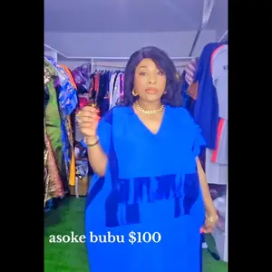 Asoke Bubu $100 - Blue and Dark Blue Asoke Bubu Dress for Women's Fashion