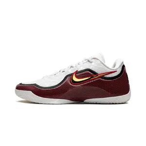 LeBron 23 Grand Opening "White Metallic Gold University Red Black (Solid Outsole)" IB9563 100