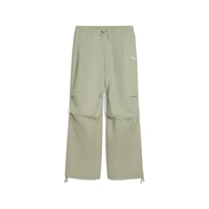 PUMA Womens Wardrobe Essentials Parachute Woven Pants Casual - Green