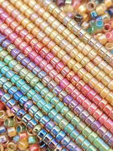 Vintage Rainbow Glass Seed Beads, 1 Pack (1200 Pcs), DIY Crafts, Bracelets, Jewelry Making, Art Supplies, Sewing & Decorative Beads, DIY Beading Accessories, Diy Mix Beads