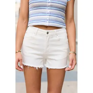 My Favorite White Denim Shorts