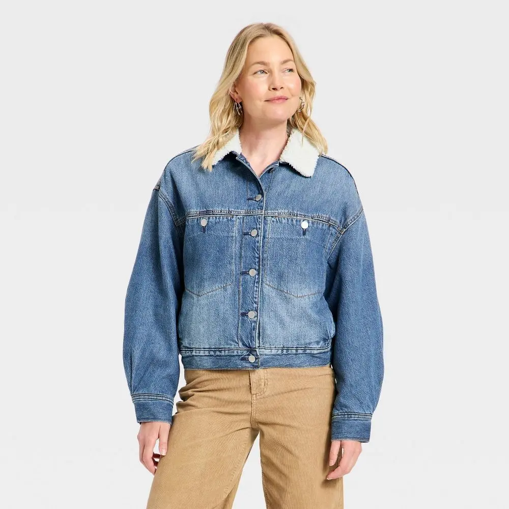 Women's Bubble Denim Jacket - Universal