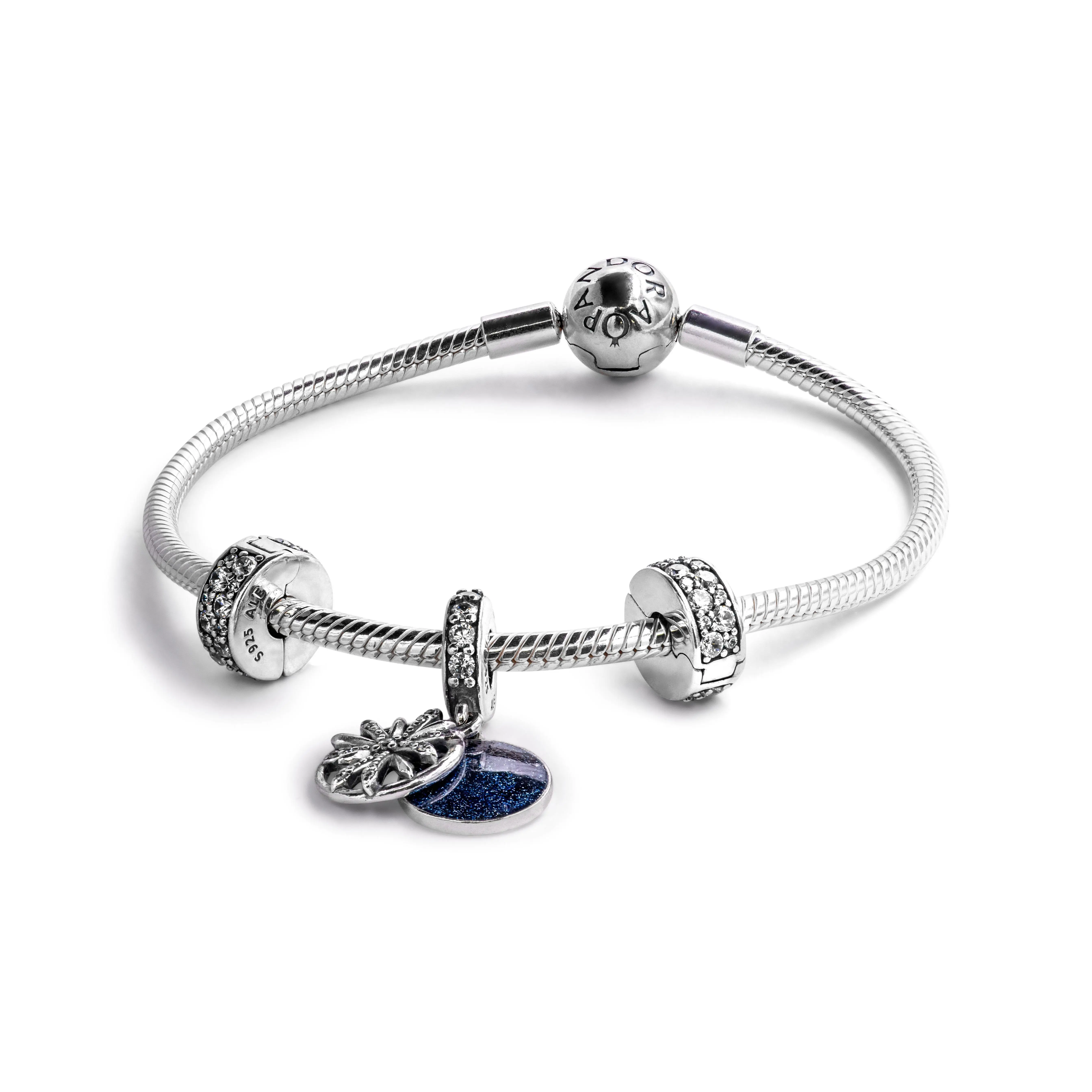 PANDORA Dazzling Wishes Bracelet Gift Set Size 17 B801002-17 PANDORA Dazzling Wishes Bracelet Gift Set Size 17 B801002-17